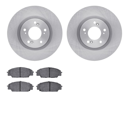 Dynamic Friction Company Front Brake Rotors with 5000 Advanced Brake Pads 6502-59247
